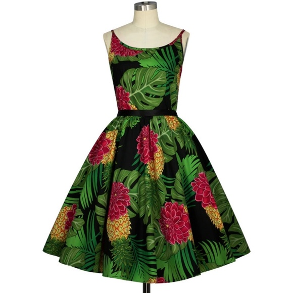 plus size tiki dress